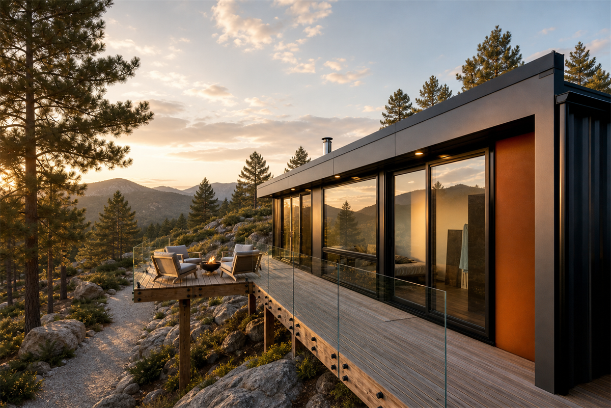 Finished modular home