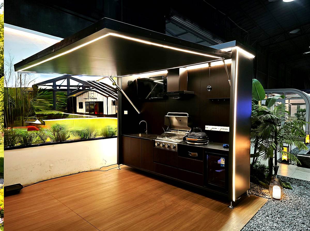 Outdoor kitchen cabinet reference